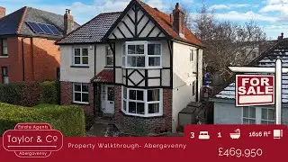 FOR SALE: Property walk-through of a 3-bed detached home in Abergavenny (AB523)