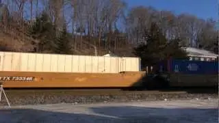 CSX B&A Line Action on the Day of Big E Train Show (1/26/2013)