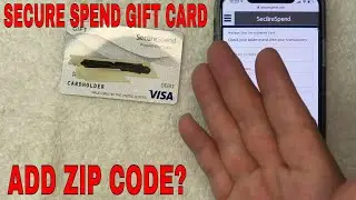 ✅  How To Add Zip Code To Secure Spend Prepaid Visa Gift Card 🔴