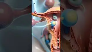 Understanding Ovulation Process 3D Animation: Egg Setup into Uterus #ovulation #biology #oocyte