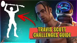 FORTNITE TRAVIS SCOTT ASTRONOMICAL CHALLENGES - Guide And Locations