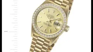 Ladies Rolex Datejust President Diamond #69178 Buy, Sell, Consign