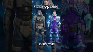 Victor Vs Carlo Which Character is Best 🤔? #pubg #pubgmobile #viralshorts #shortsvideo #pubgshorts