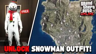How To Unlock The Snowman Outfit In GTA 5 Online! (All Snowmen Locations)