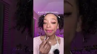 RATE THIS GLOSS 🎀 #asmr #lipglossapplication #makeup #shorts