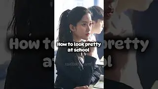 How to look pretty at school 💌 #shorts #backtoschool
