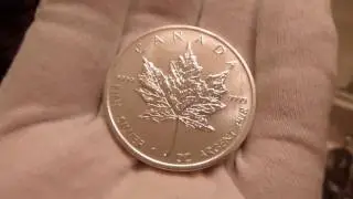 2012 Royal Canadian Mint Maple Leaf 1 Ounce Silver Coin Review