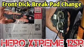 How To Change Front Dick Break Pad Hero Xtreme 125R Most Important Tips For All Bike Must Watch 