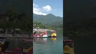Sun Moon Lake Taiwan with Paddle Boats #globaladventures #lake #wanderlust #asiatravel #asia