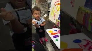 Glow in the dark paint lesson 154 #kidsart  #artforkids  #kidactivities