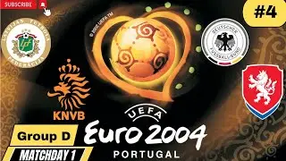 EURO 2004 - GROUP D MATCH DAY 1 (PES 2019)