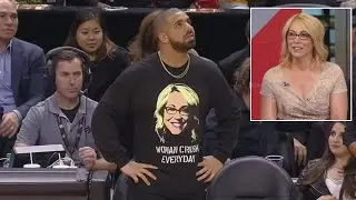 Drake Reveals Crush on ESPN Reporter By Wearing Sweater Of Her Face