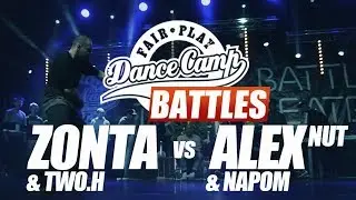 ZONTA & TWO.H vs ALEX NUT & NAPOM | Dance Battle to the Beatbox 2017 | FPDC x WBC