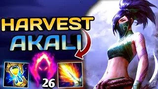 PUTTING ON Everyone With DARK HARVEST AKALI &hellip; SEASON 14 NEW META..?