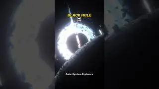 Light vs Earth vs Black Hole 😱🤯 #space #earth #universe