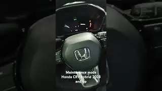 How to set your hybrid CRV into maintenance mode 2023 and Up #honda #crvhybrid