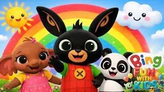 La chanson de l’arc-en-ciel 🌈 | Bing et ses amis chantent | Chansons pour enfants