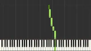 The Beatles Carry That Weight [Easy Piano Tutorial] (Synthesia) Right Hand Only