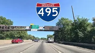 ⁴ᴷ⁶⁰ Driving Long Island Expressway (Interstate 495) from Queens, NY to Manhasset, NY