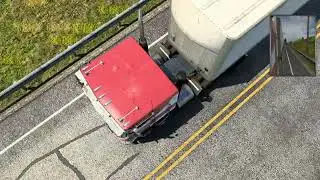 ATS- Kenworth K100e Rusted truck & Trailer