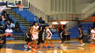 Smith three-pointer City/Poly girls basketball Baltimore City Division I finals 2/22/14