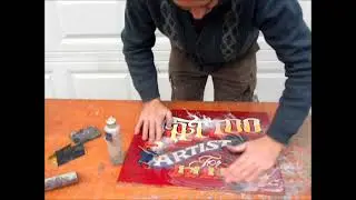 Zekes  Antique Sign making Feb 2014