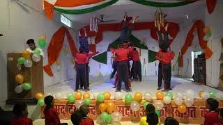 Yoga performance presented by Srimad Dhyanand Bal Sadan boys, choreographed by Mahesh Tiwari.