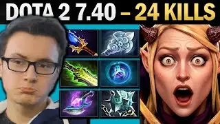 Invoker Pro Mid with Ethereal and Windwaker - Dota 2 7.41
