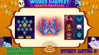 Galaxy Attack Alien Shooter | Wicked Harvest Event 2025 LEVEL 3 | ZAMBARIO GAMERS