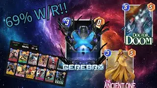 Cerebro 5 has NEVER BEEN BETTER! 69% W/R - Marvel Snap Deck Highlight