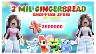 2 MILLION GINGERBREAD SHOPPING SPREE! ft/ my bestie ❤️