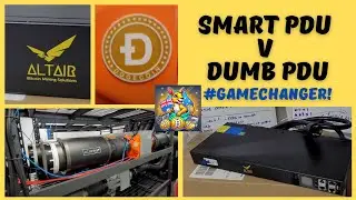 Smart PDU v Dumb PDU = Gamechanger for Solar Crypto Mining!😎 #bitcoin #eth #dogecoin #crypto #solar