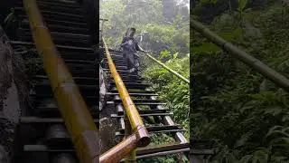 Chinese Mong Falls Down Stairs 😂