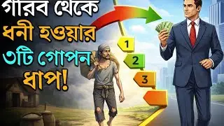 &ldquo;সংগ্রাম থেকে স্থিতিশীলতা: ধনী হওয়ার বাস্তব ৩টি ধাপ | Financial Freedom Bangla Motivation&rdquo;