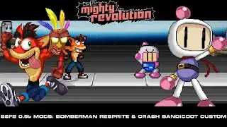 | SSF2 Mods 9b: Crash Bandicoot (Custom) & Bomberman (Resprite) | Matix 64 |