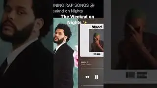 The Weeknd on Nights by Frank Ocean ✨ #mashup #shorts #theweeknd