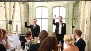 Opening act wedding reception in Sweden 2015