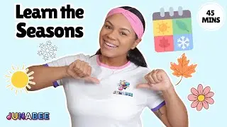 Seasons & Weather for Kids! 🌞❄️ Fun Song & Learning with JunaBee