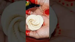 Beautiful Pitha Design Trick ❤️🥞 Pitha Folding Method #shorts #food #cooking