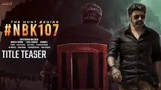 NBK 107 Title Teaser | Nandamuri Balakrishna | Shruti Hassan | Duniya | NBK 107 Title Announcement