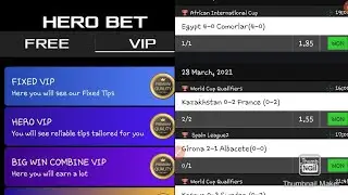 ❤HERO BET Betting Tips HT/FT & CORRECT SCORE 🔥| Descargar Gratis