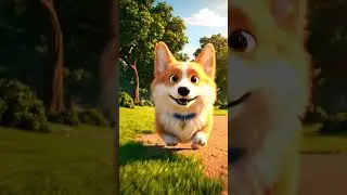 Pax and the Invisible Line 🐶✨ | A Meaningful Pixar-Style Short Film #corgi #pixarstyle #cartoon