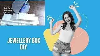 jewelry box DIY|| jewelry box with cardboard #creativecrafts #diy #diycrafts