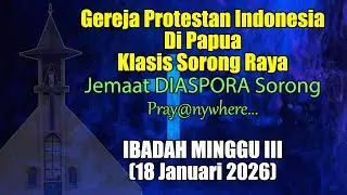 IBADAH SUBUH MINGGU 3 JANUARI 2026 (18 Januari 2026)...
