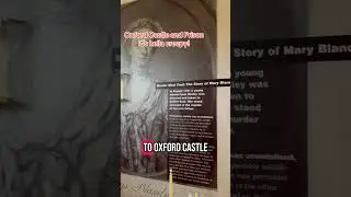 A peek inside the haunted Oxford castle and prison. #hauntedplace #spookystories #hauntedtour