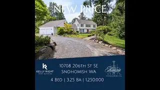 Price Improvement on Snohomish Country Home