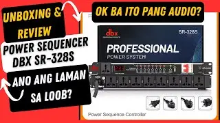 Power sequencer/controller para sa sound system na pambahay (DBX SR-328S), ok ito!