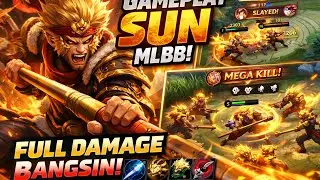 SUN FULL DAMAGE BIKIN MUSUH FRUSTASI 😱 | SOLO RANKED MLBB SUN NGAMUK! 🔥FULL DAMAGE! 😱SOLO RANKED