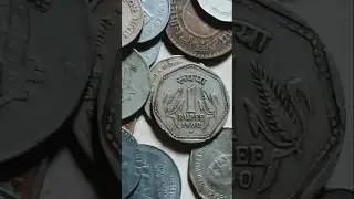1 re big Coin n 1990 1 Rupee Noida Mint Coin #1rupeecoin #coin