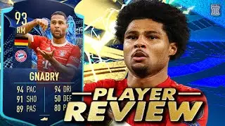 93 TEAM OF THE SEASON MOMENTS GNABRY SBC PLAYER REVIEW! - TOTS - FIFA 23 Ultimate Team